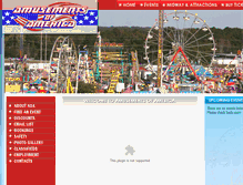 Tablet Screenshot of amusementsofamerica.com